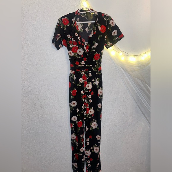 Pants - Kimono Cherry Blossom Jumpsuit